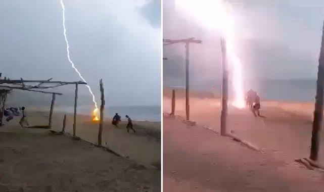 Lightning Bolt Strikes Two Beachgoers Dead in Mexico