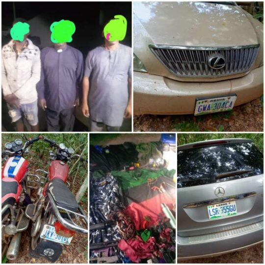 Anambra Priest, 2 others rescued, 9 vehicles recovered from kidnappers’ camp