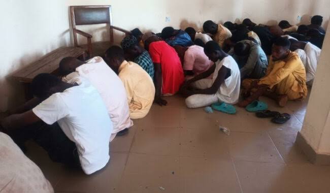 Same-sex marriage: Security Operative parades 76 suspects in Gombe