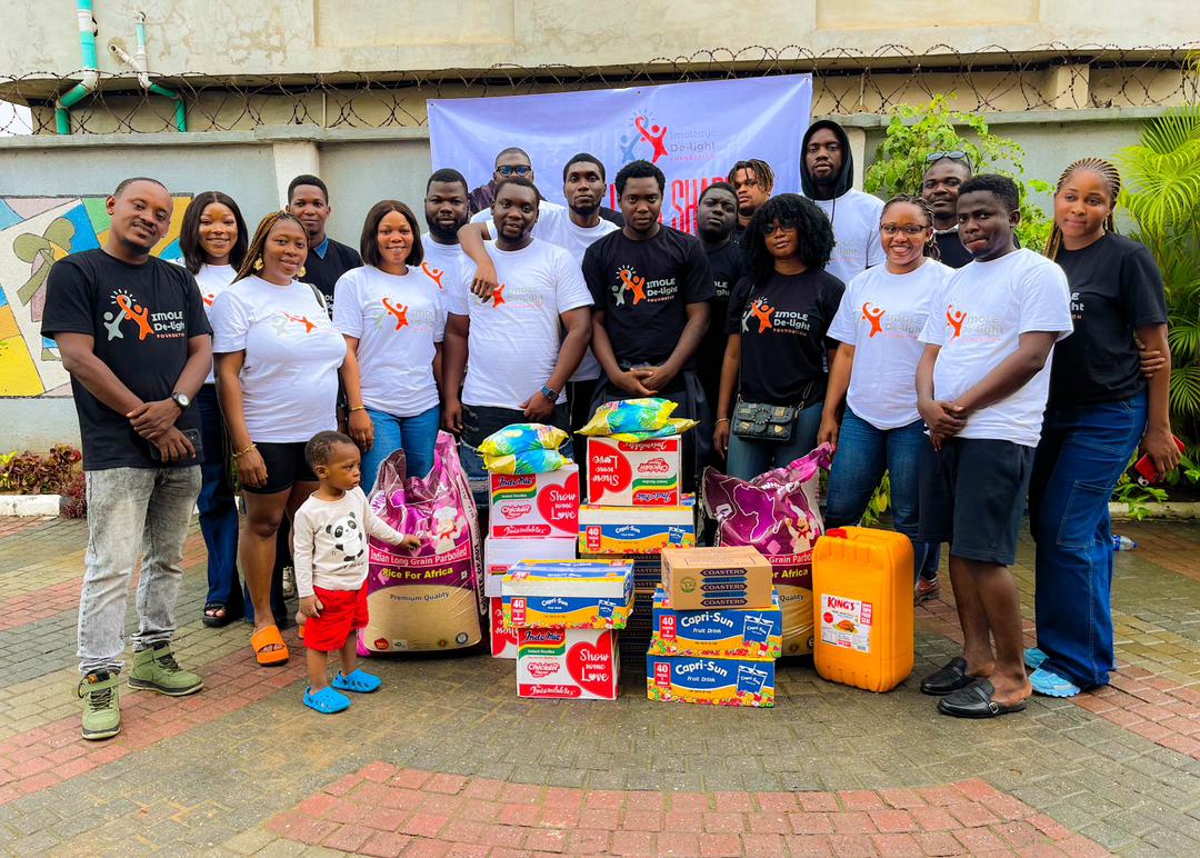 Imoleayo De-light Foundation Distributes Food, Other Relief Materials To Ighalo Orphanage Home