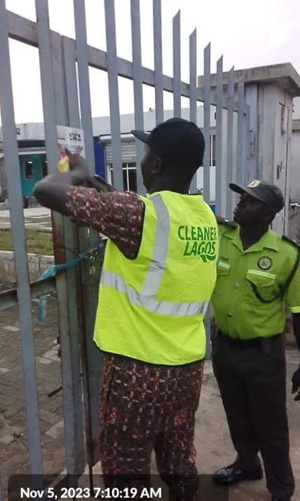LAWMA Closes Popular Shopping Mall Over Indiscipline