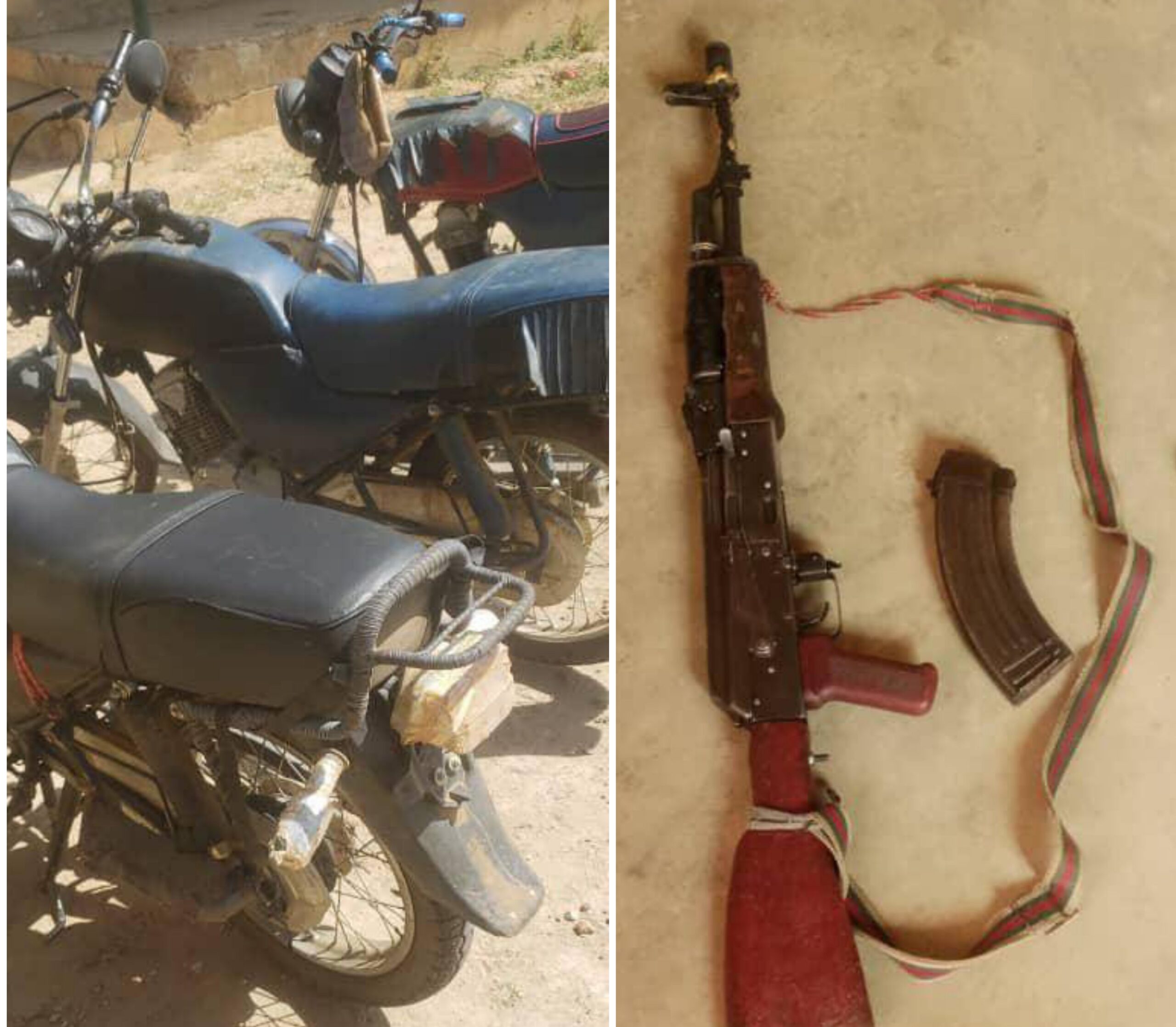 Troops subdue bandits in gun duels, recover weapons, motorcycles in Kaduna