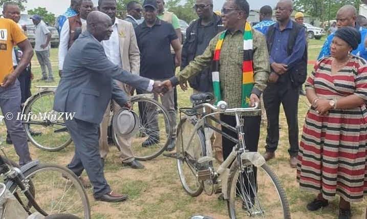 Yuletide: President Emmerson Gifts Bicycles To Community Heads