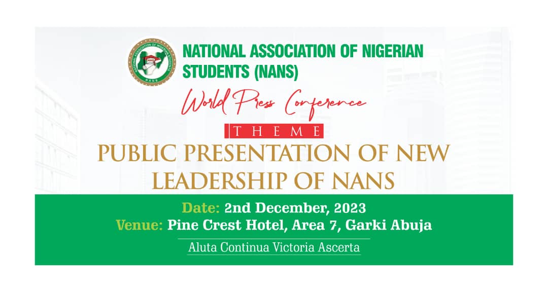 Full inaugural Speech: New NANS President, Lucky Emonefe Extends Hands Of Fellowship To Comr. Pedro Obi, Declares NANS is for the students interests alone