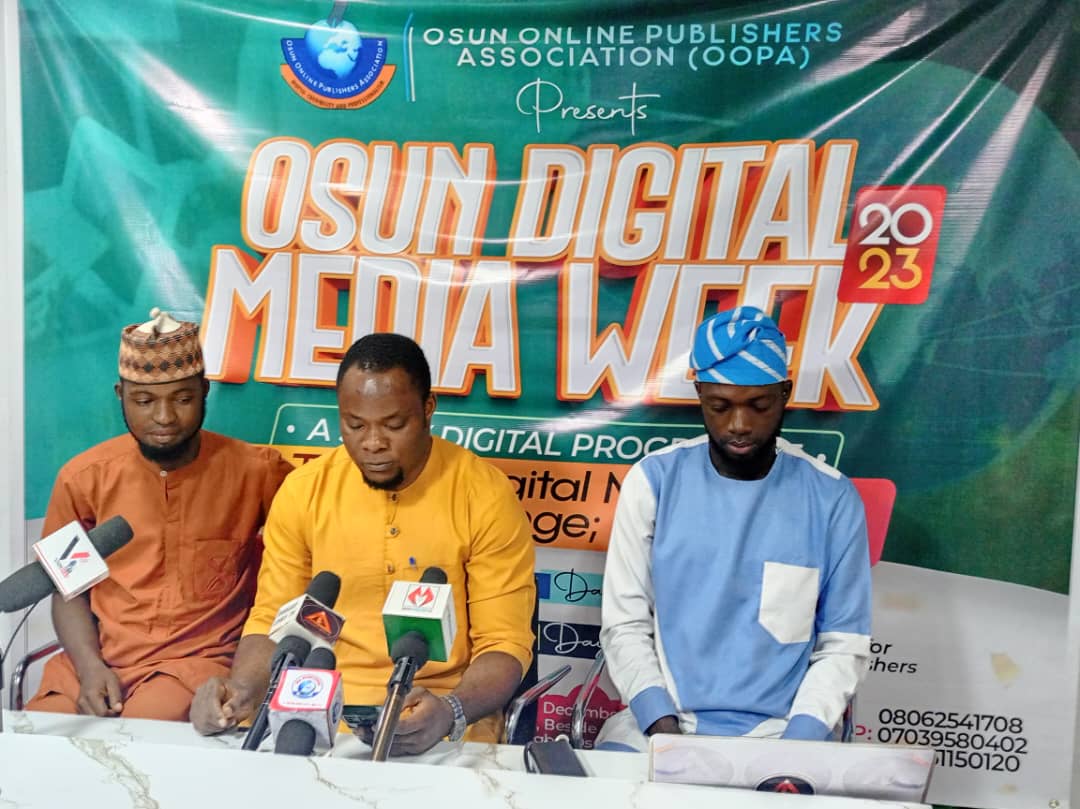 Omipidan, Rasheed, Alimi, Irekandu, Others To Bag 2023 Osun Digital Media Awards