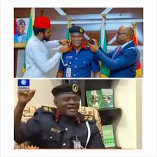 “Oga at the Top”: NSCDC Officer, Originator of Famous Remark Bags Promotion