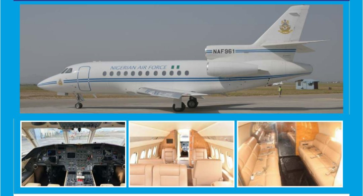 BREAKING: NAF puts up presidential aircraft for sale, calls for bidders