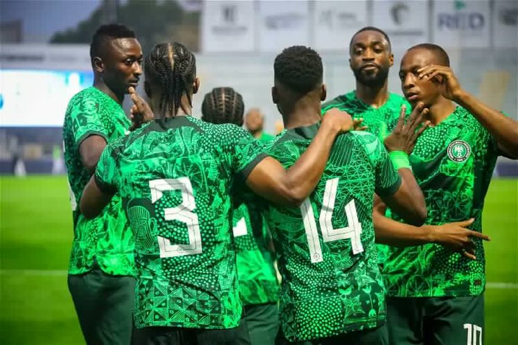 Super Eagles Soar to Spectacular 12-0 Victory in Abu Dhabi Training Match, Igniting AFCON Fever
