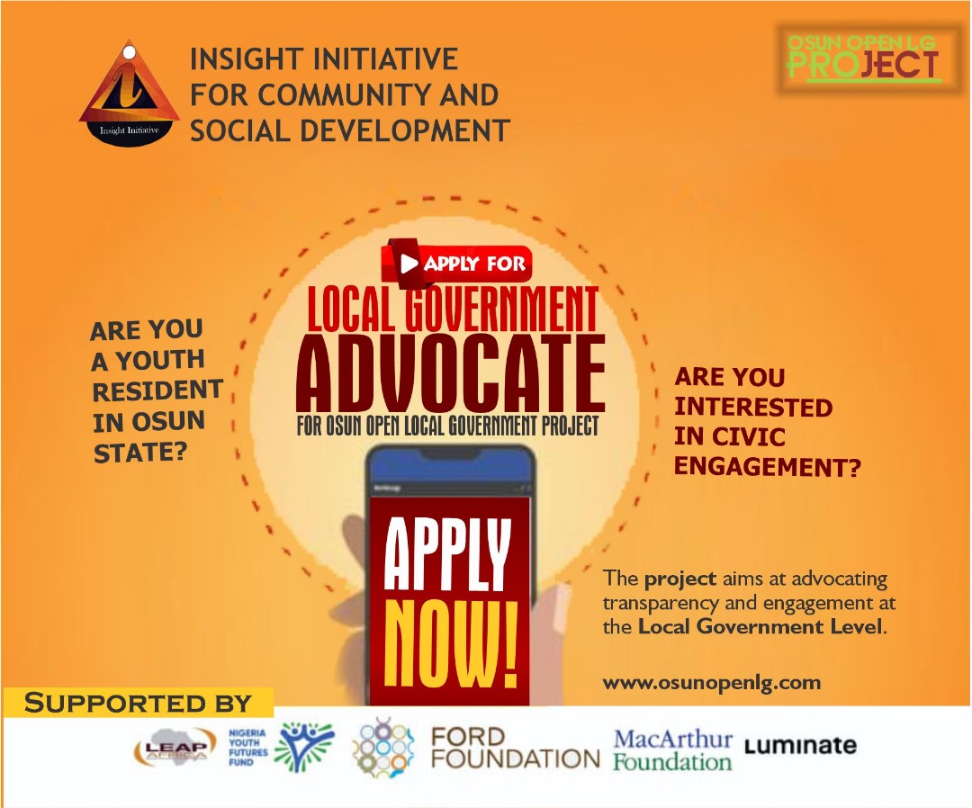 OsunOpenLG project: Application Is Open For Interested Volunteers – APPLY