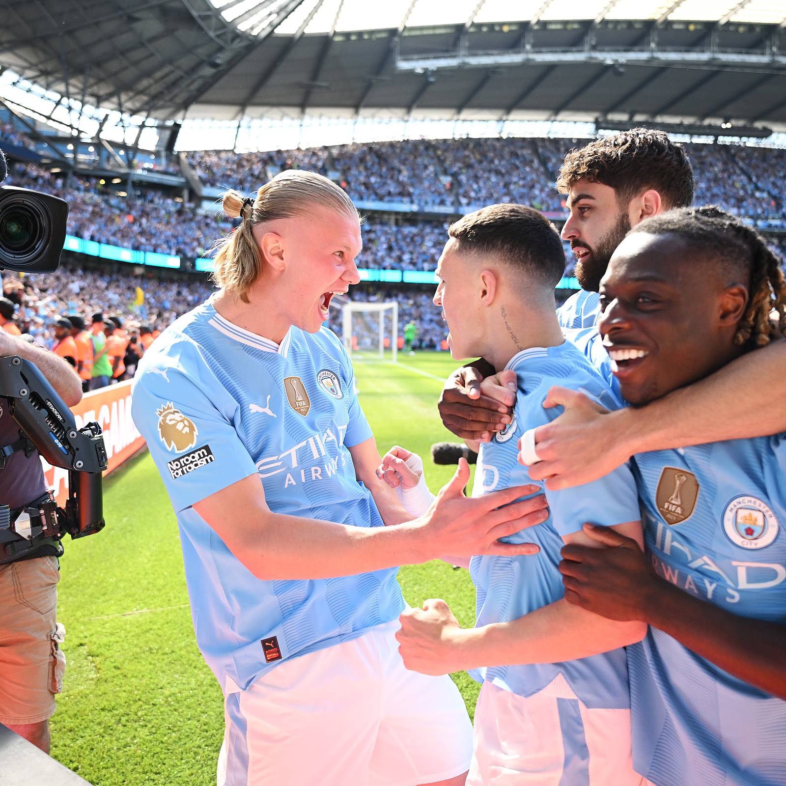 EPL: Man City win historic fourth consecutive title