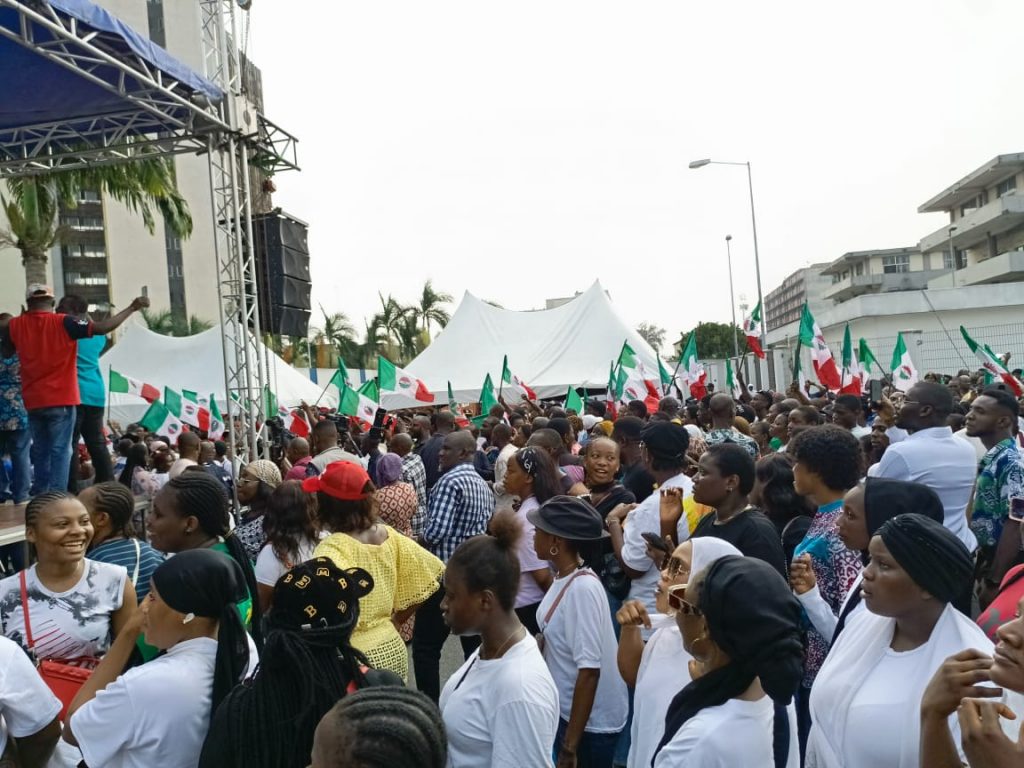 JUST IN: Protesters storm Rivers electoral commission, insist election must hold