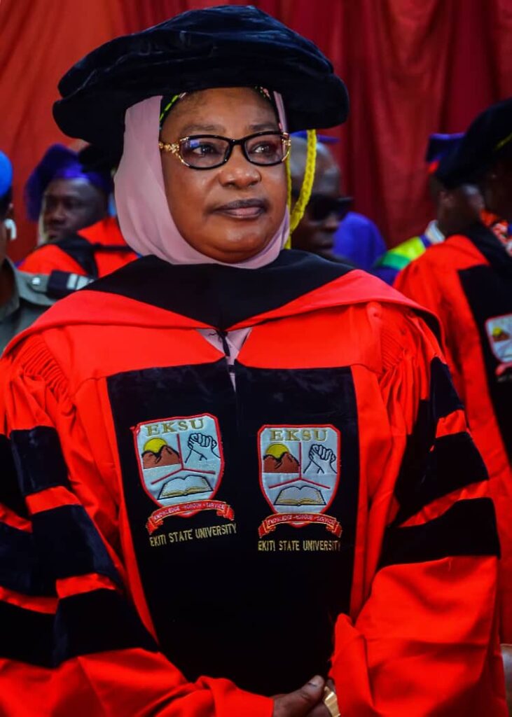 FUOYE BB26 Congratulates Prof. Habitat Omolara Adubiaro On Her