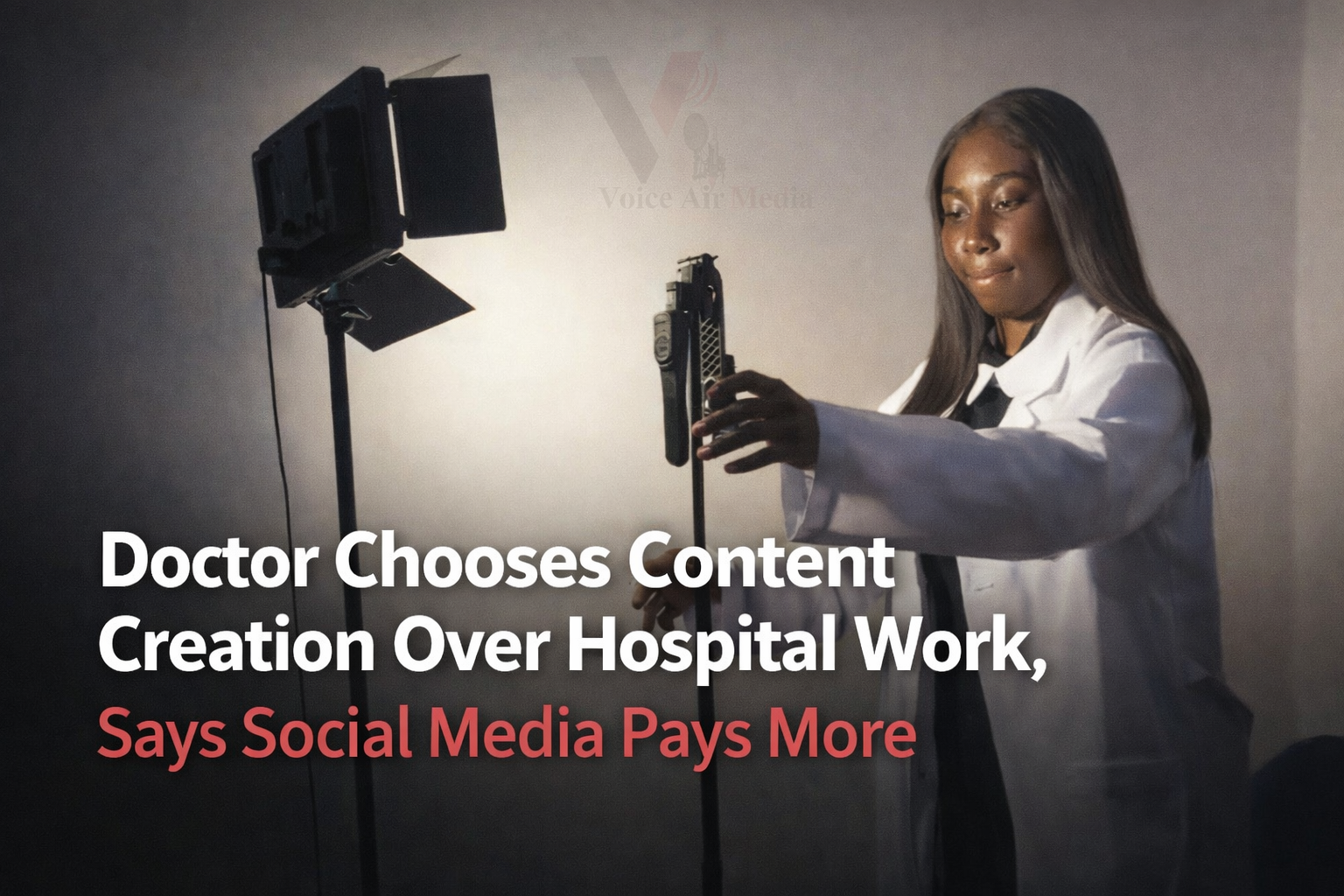 Doctor Chooses Content Creation Over Hospital Work, Says Social Media Pays More
