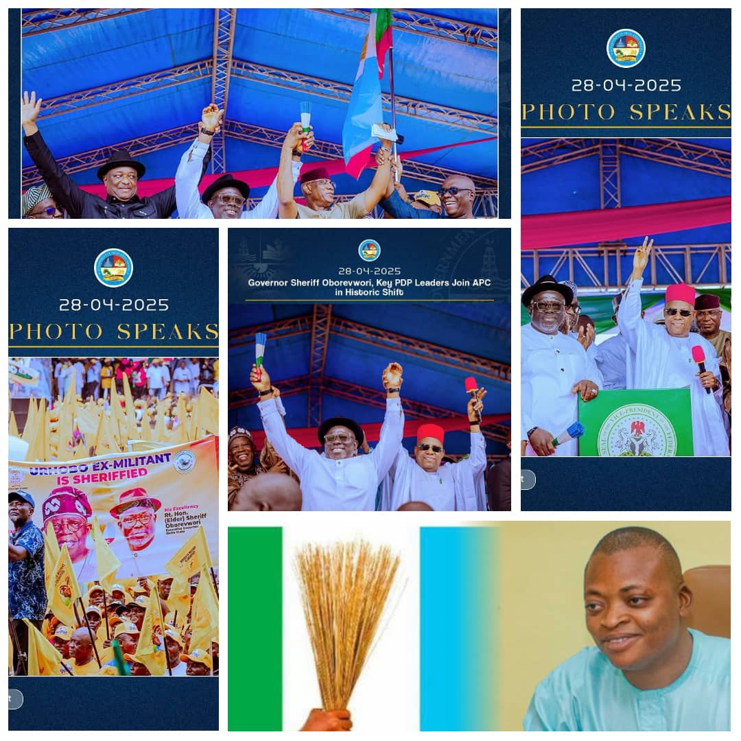 ‘Testament to Tinubu’s Wide Acceptability’ – Comrade Salahudeen Ayowale TESLIM Welcomes Governor Sheriff, Okowa and Delta PDP to APC