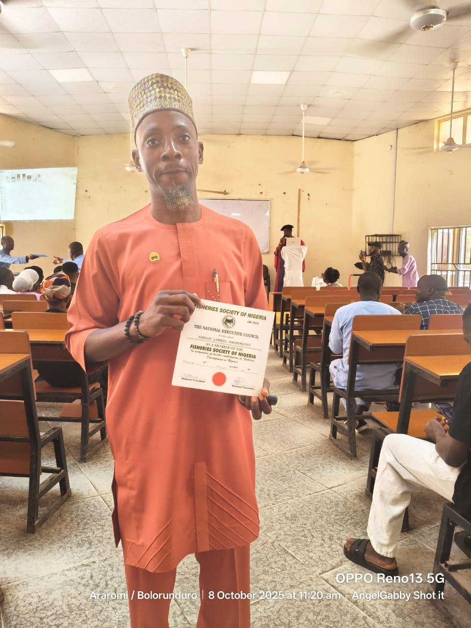 Oyebanji’s Media Aide, Adesoji Gabriel Inducted as Member of FISON