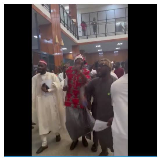 ‘APC ole’ – House of Reps members chant during walk out over electronic transmission