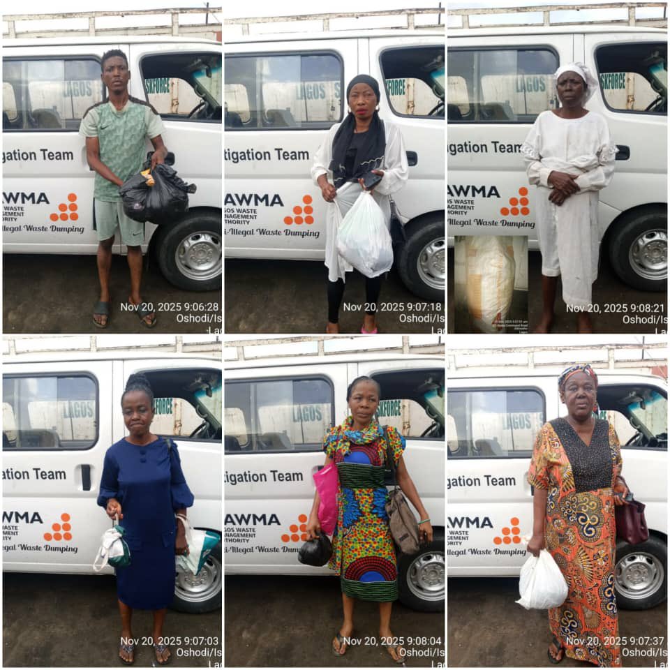 Six Arrested for Dumping Trash in Lagos